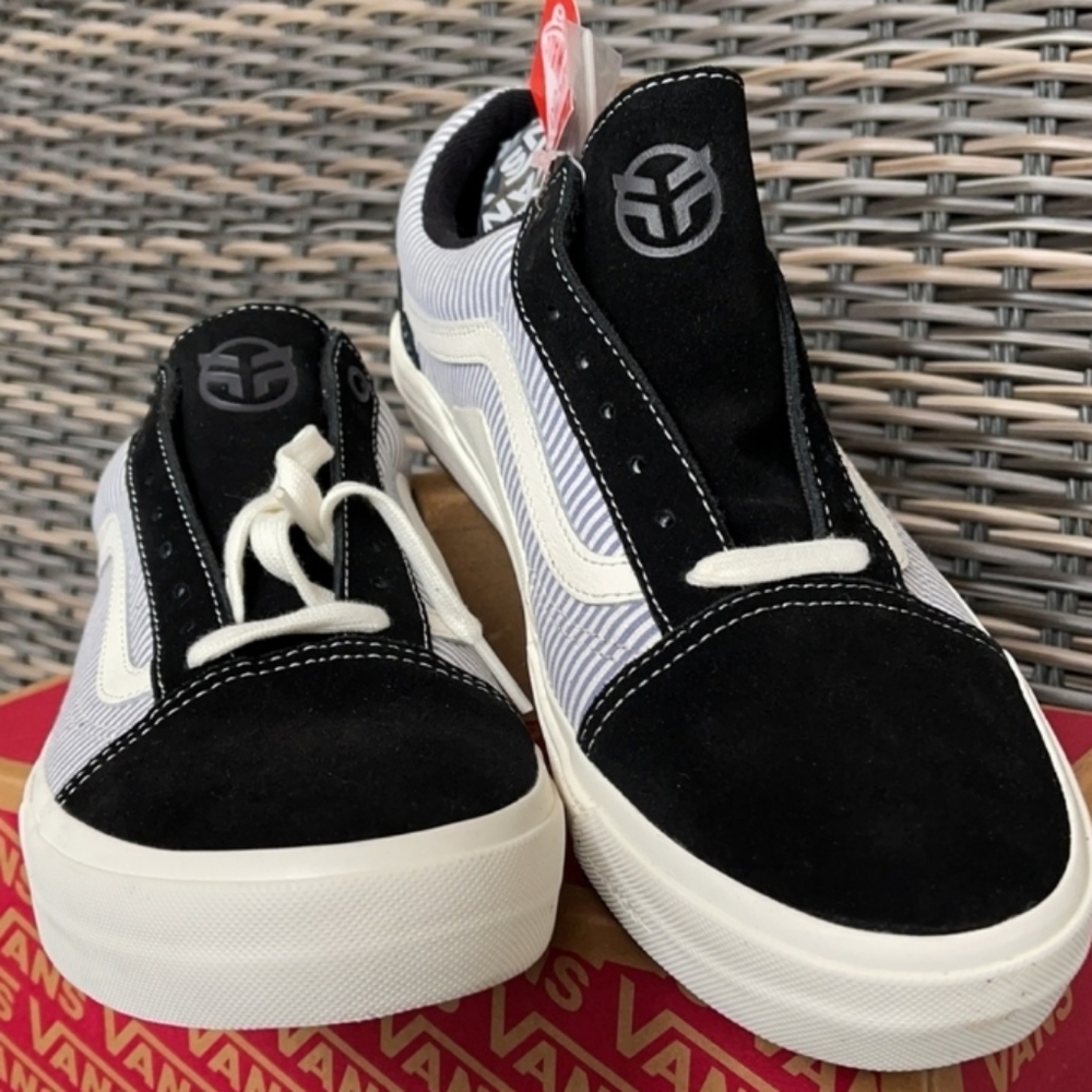 💎 HP 💎 Vans BMX Old Skool PinStripe Skateboard Shoes size 7.5 Men/9 Women - Picture 7 of 9